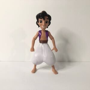 Disney Aladdin Action Figure‎ 5.5 Inch Articulated Doll Purple Vest White Pants